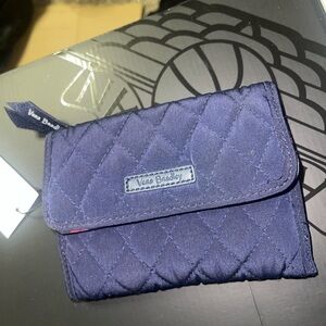 Vera Bradley Quilted Wallet in Navy NWT